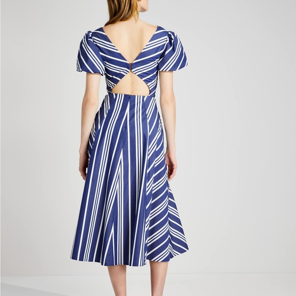 Kate Spade Cafe Stripe Midi Dress - Picture 5 of 11
